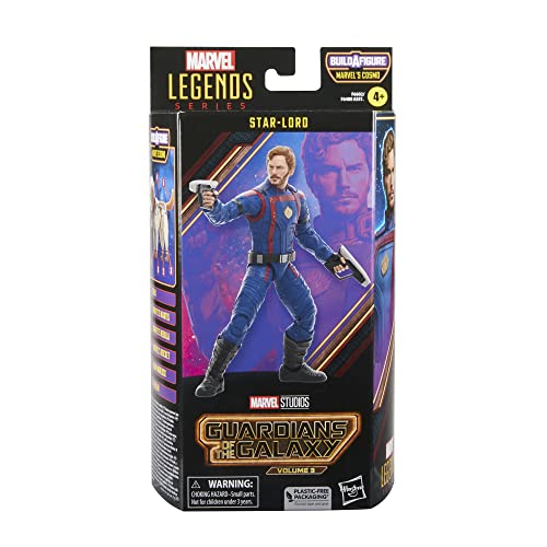 ハズブロ(HASBRO) MARVEL マーベルレジェンド・シリーズ スター・ロード、ガーディアンズ・オブ・ギャラクシーVol.3 6インチ(15センチ)サイズ アクションフィギュア、対象年齢4歳以上 F6602 正規品
