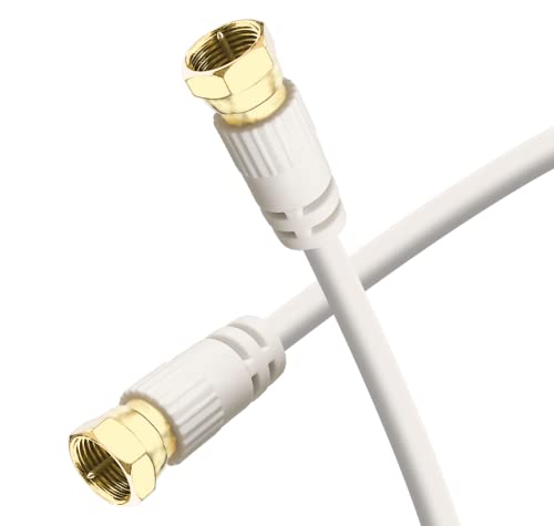 Hanwha 4K8K 地デジ/BS/CS放送対応 アンテナケーブル 1.5m [F型 ストレート ネジ式][S4C-FB 同軸] UMA-ATC15..