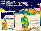 日傘 長傘 メンズ レディース 遮熱 遮光 ワンタッチ 大きい ジャンプ傘 親骨60cm 直径106cm ＜ひんやり傘＞ 晴雨兼用 UPF50+ UVカット【LIEBEN-0102】 (シルバー／ブラック)