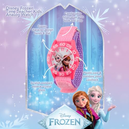 Disney（ディズニー）キッズ Frozen アナと雪の女王 アンナ ステンレス スチール ウォッチ ピンク2 並行輸入品
