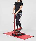 【公式】Shop Japan(ショップジャパン) 健康ステッパー ナイスデイ プレミアム レッド(負荷調整・カウンター付き)ウォーキング 足踏み運動 室内 座ったまま ダイエット器具 エクササイズマシン 高さ調整 歩数カウンター付 ナイスデー