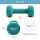 PROIRON ダンベル 3kg 2個セット エクササイズ ネオプレンゴムコーティング [筋力トレーニング 筋トレ シェイプアップ 鉄アレイ 鉄アレー]