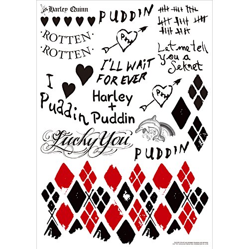 SUICIDE SQUAD スーサイド・スクワッド タトゥシール ハーレイ・クイン