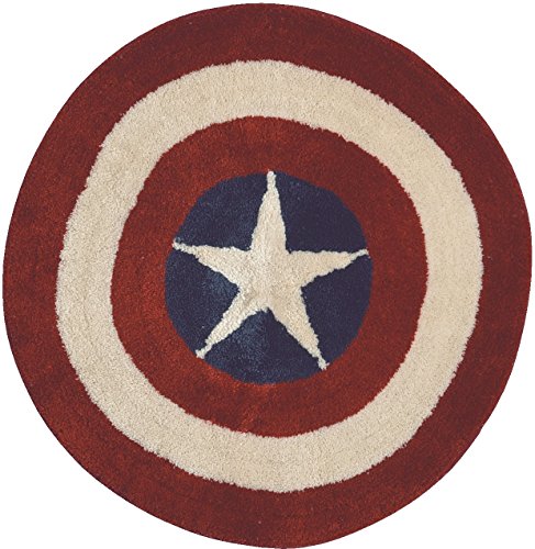 丸眞 マット Marvel マーベル キャプテンアメリカ 直径約60cm スタリーラウンド 2505000900