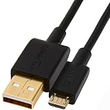 Amazonベーシック マイクロ USB ケーブル プリンター対応 3.0m (USB-A 2.0 - Micro-B) ブラック