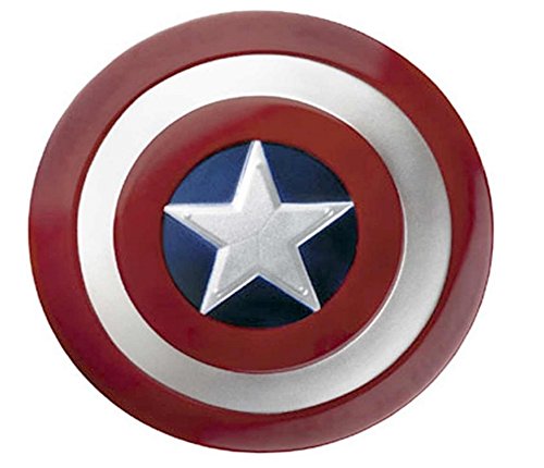 Bravebird 光る 大型 シールド キャプテンアメリカ アベンジャーズ 直径 32cm コスプレ [並行輸入品] (レッド)bb143
