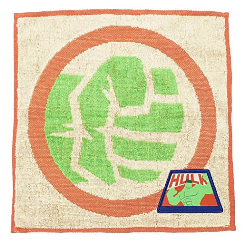 丸眞 ハンドタオル Marvel マーベル 25×25cm ハルクワッペン 2505006100