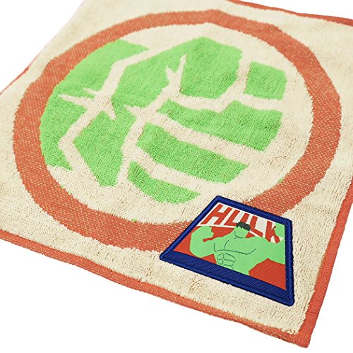 丸眞 ハンドタオル Marvel マーベル 25×25cm ハルクワッペン 2505006100