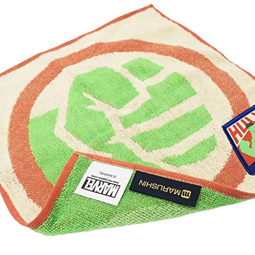 丸眞 ハンドタオル Marvel マーベル 25×25cm ハルクワッペン 2505006100
