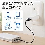 サンワダイレクト ACアダプター 5V 2A 1ポート 【PSD認証】 USB 変換 コンセント 充電器 小型 薄型 ホワイト 700-AC021W