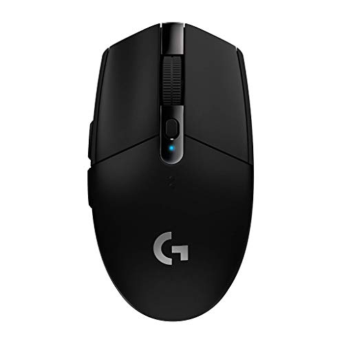 Logicool G ゲーミングマウス G304 LIGHTSPEED ワイヤレス ゲーミング マウス 軽量 99g HERO 12Kセンサー 6個プログラムボタン 250時間連続使用可能 ブラック PC windows mac 国内正規品 【 ファイナルファンタジー XIV 推奨モデル 】