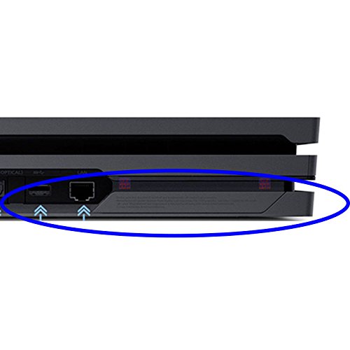 AOKADUTE HDDハードドライブベイスロットカバー プラスチックドアフラップ PS4 Proコンソールハウジングケース用