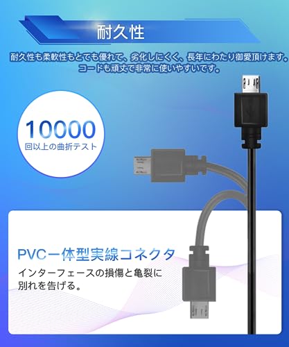 PS4 コントローラー 用 充電 ケーブル 1.8M micro USB 充電 データケーブル 急速充電 高速データ転送 各種 Xbox One/PlayStation4 slim/PS4 Pro等その他機器対応