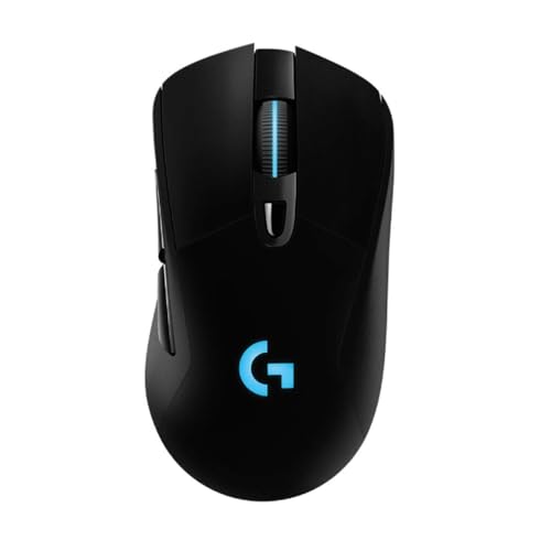 Logicool G ワイヤレス ゲーミングマウス G703h LIGHTSPEED HERO 25Kセンサー エルゴノミクス LIGHTSYNC RGB POWERPLAY 無線 充電 対応 ゲーミング マウス 充電式 無線 PC windows mac ブラック G703 国内正規品 【 ファイナルファンタジー XIV 推奨モデル 】