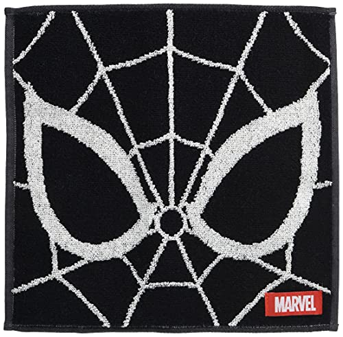 丸眞 ミニタオル マーベル スパイダーマン ハンドタオル ハンカチ キャラクター 綿100% プレゼント ギフト 誕生日 クール/スパイダー 2505021100
