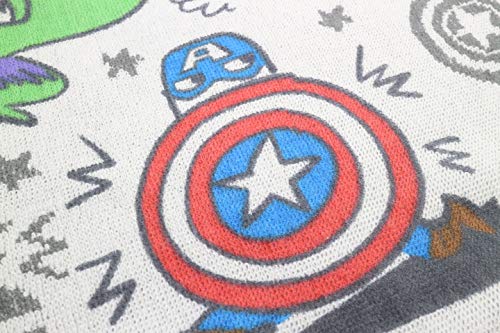 丸眞 ハンドタオル Marvel アベンジャーズ 34×36cm キュートヒーローズ 綿100% 2505021700