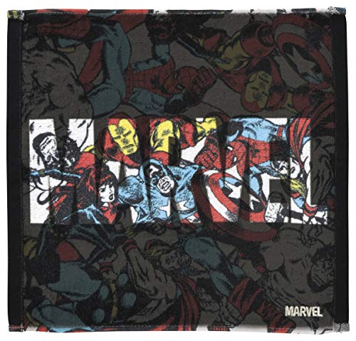 丸眞 ハンドタオル MARVEL コミック 34×36cm コミックロゴ 2505025900
