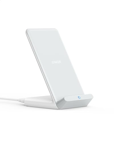 Anker PowerWave 10 Stand | ワイヤレス充電器 Qi認証 iPhone 15シリーズ / 14シリーズ Galaxy 各種対応 最大10W出力