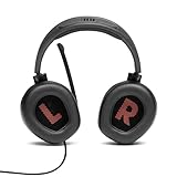 JBL QUANTUM 200 ゲーミングヘッドセット 軽量設計 オーバーイヤーヘッドホン フリップアップマイク DISCORD認定 3.5mmオーディオ接続 PCスプリッター付属