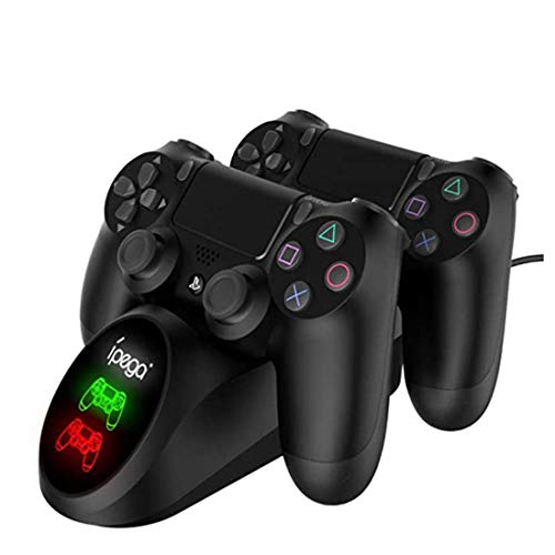 Chayoo PS4 コントローラー 充電器 DUALSHOCK4 充電 スタンド LED指示ランプ付き ２台同時充電可能 PS4/PS4 Pro/PS4 Slimに対応