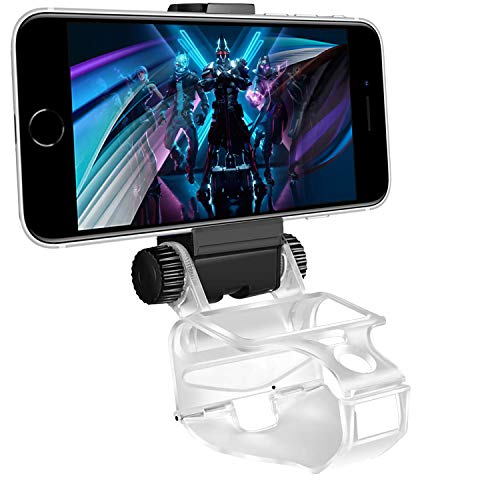 PS4コントローラー電話マウント、ADZ PS4電話マウントスマートクリップ PS4 Dualshock 4コントローラー用 iPhone、Android、PS4リモートプレイに対応
