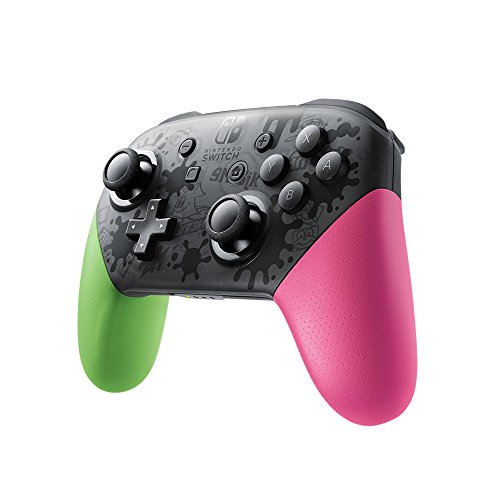 【任天堂純正品】Nintendo Switch Proコントローラー スプラトゥーン2エディション (【Amazon.co.jp限定】Nintendo Switch ロゴデザイン マイクロファイバークロス 同梱)