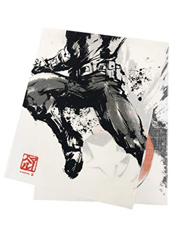 丸眞 手ぬぐい Marvel マーベル キャプテンアメリカ 墨絵風/キャプテン・アメリカ 綿100% 日本製 2505030900 34×90cm