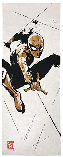 丸眞 手ぬぐい マーベル スパイダーマン 綿100% 日本製 キャラクター 墨絵風/スパイダーマン 2505031000