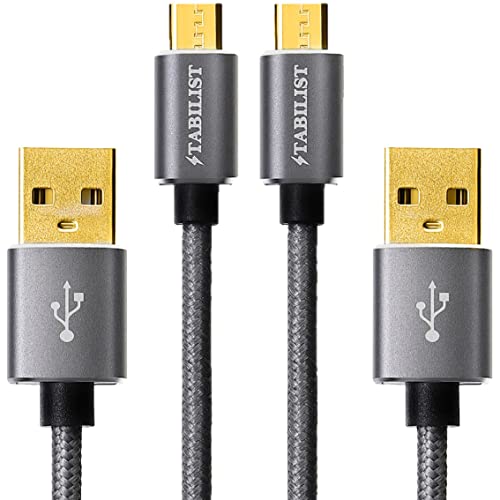 【国内ブランド】[PS4 Xbox One コントローラー対応] マイクロUSBケーブル Micro usb 2m 2本組 2.4A 急速充電ケーブル コントローラー 純正 Pro プレステ4 android type-b アンドロイド スマホ