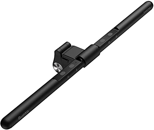Quntis デスクライト USBライト モニターライト 52cm バーライト 掛け式ライト 自動調光厚さ0.7cm～3.5cmのモニターに対応 Ra>95 目に優しい 無段階色温度と輝度調整 PC作業/読書/譜面台/ネトゲ廃人に対応 BasicPlus