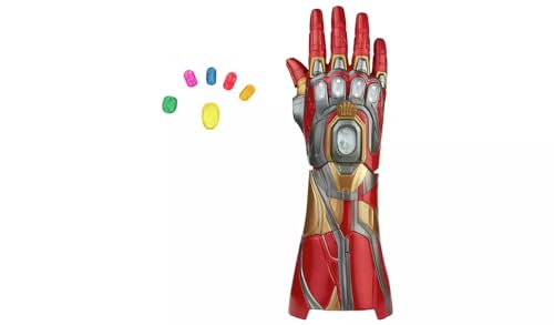 【Amazon.co.jp 限定】ハズブロ(HASBRO) MARVEL マーベルレジェンドシリーズ アベンジャーズ/エンドゲーム 電動 アイアンマン ナノ・ガントレット 可動関節付き 電子フィスト ライトと映画を忠実に再現したサウンド付き、取り外し可能なインフィニティ・ストーン付き F0196 正規品