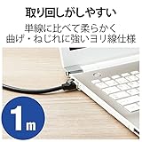 エレコム LANケーブル PS5対応 CAT6A 爪折れ防止 1.0m ブラック GM-LDGPAT/BK10