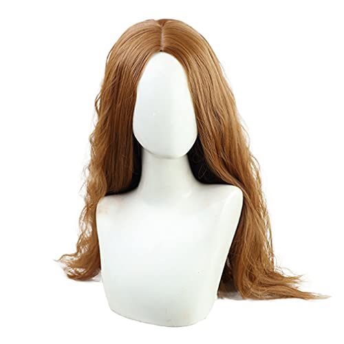 LAOBAO コスプレ ウィッグ スカーレット・ウィッチ かつら カツラ 耐熱 変装用ウィッグ 茶色 ロング コスチューム小物 パーティー 仮装 ハロウィン お祭り イベント cosplay wig (ワンダ・マキシモフ)
