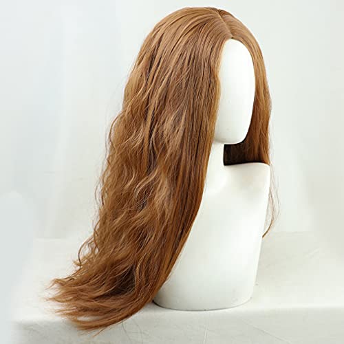 LAOBAO コスプレ ウィッグ スカーレット・ウィッチ かつら カツラ 耐熱 変装用ウィッグ 茶色 ロング コスチューム小物 パーティー 仮装 ハロウィン お祭り イベント cosplay wig (ワンダ・マキシモフ)