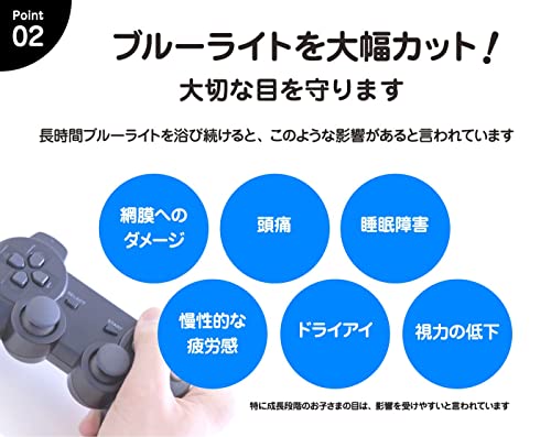 SAIL ADVANCE(セイルアドバンス) 23インチ 24インチ対応 目に優しい ブルーライトカット テレビ＆パソコン液晶画面 保護パネル 固定ベルト付 アクリル製 23-24型対応 テレビガード SAB-BLC-23-24