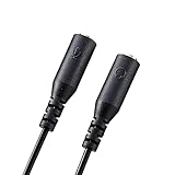 エレコム ピンマイク クリップ付き ウインドジャマー付 Φ3.5mm (4極) 変換ケーブル付 収納ポーチ付 1.8m ブラック HS-MC09BK