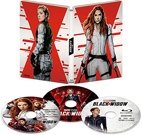 ブラック・ウィドウ 4K UHD MovieNEX スチールブック [4K ULTRA HD+3D+ブルーレイ+デジタルコピー+MovieNEXワールド] [Blu-ray]