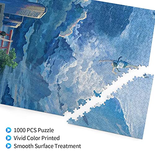 天気の子 1000ピース ジグソーパズル キャラクター パズル アニメパターン 萌えグッズ 75x50cm