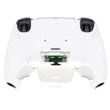 eXtremeRate ps5コントローラーBDM-010&BDM-020に対応用プログラムできる背面パドルプラスティック製ライズリマップキット、純色のps5コントローラーに対応用アップグレードボードと再設計されたバックケース&背面ボタンアタッチメント‐ps5本体ではない【ホワイト】