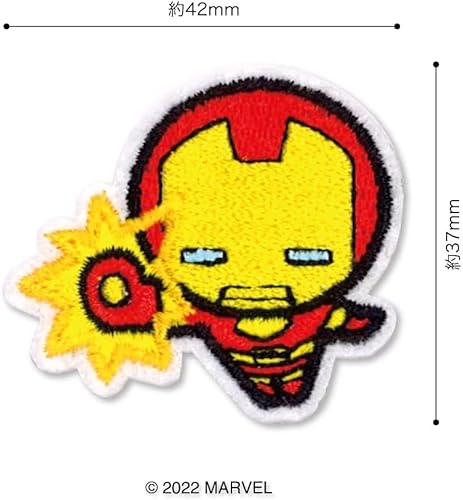 パイオニア(ワッペン) マーベル MARVEL アイアンマン ワッペン アイロン ・ シール 両用 タイプ ML450-ML23