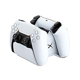 【PS5対応】 ハイパーエックス(HyperX) ChargePlay Duo DualSense ワイヤレスコントローラー用充電ステーション 2年保証 51P68AA ホワイト