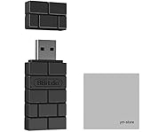 【正規品/日本語説明書QRコード付属】 8BitDo ワイヤレス Bleutooth USB アダプター2 コントローラー用 レシーバー 受信機 【ファームウェアアップデート手順書/お手入れクロス付】