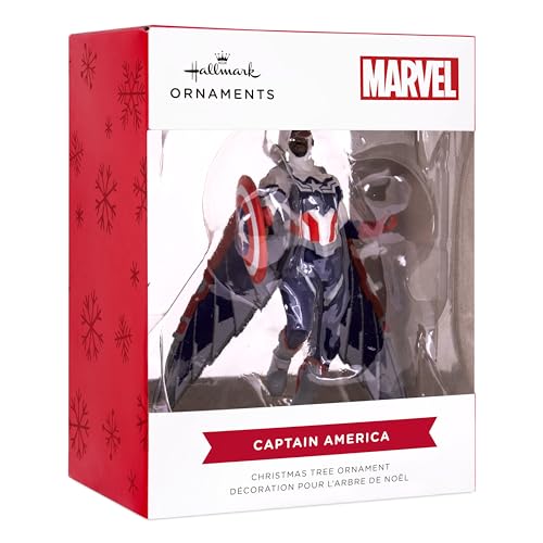 Hallmark マーベル アベンジャーズ キャプテンアメリカ サムウィルソン クリスマスオーナメント (0003HCM0856)