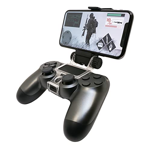 ミヨシ MCO スマートフォン ゲーミング パーツ スマホをPS4®のコントローラーに取り付けられる リモートプレイ ゲームアプリ ブラック GMA-SM01/BK