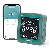 INKBIRD Wi-Fi 二酸化炭素濃度計 NDIR方式 co2 測定器 3-IN-1 co2センサー 二酸化炭素濃度計測器 「温度 相対湿度 CO2濃度測定」 多機能 アプリ連携 二酸化炭素濃度測定器 空気品質モニター 温度計 湿度計 二酸化炭素濃度測定器 高精度CO2モニター 充電式 co2濃度計 アラート機能付き CO2二酸化炭素測定器 INK-CO2W