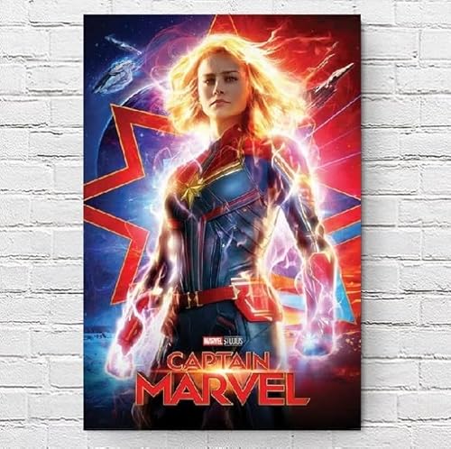 映画ポスター キャプテンマーベル CAPTAIN MARVEL マーベル 24×36inc (61×91.5cm) US版 of1 [並行輸入品]