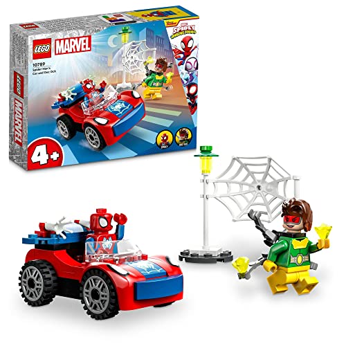 レゴ (LEGO) マーベル スパイディとすごいなかまたち スパイディのくるまとドック・オク おもちゃ 玩具 誕生日 プレゼント ブロック 知育 男の子 女の子 子供 4歳 5歳 6歳 乗り物 車 ミニカー 10789