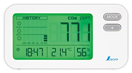 シンワ測定(Shinwa Sokutei) デジタル二酸化炭素濃度計 光学式 補正機能付 78977