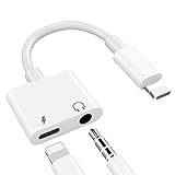 TOMPOL MFi認証 iPhone ライトニング イヤホンジャック IOS16対応 2IN1 充電 音楽を聴く 変換アダプタ 内臓チップ 3.5MM 交換 iPhone14/13/SE/12/11/XS MAX/XS/X/8/8plus/7/7plus適用