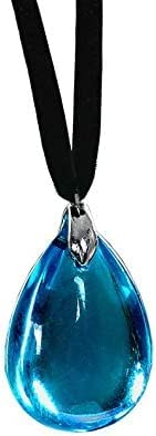 ネックレス レディース 天気の子 天野 陽菜風 スカイブルー クリスタルペンダントネックレス コスプレアクセサリー チョーカー 首輪 普段用 小物